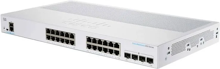 Cisco CBS250-24P-4G 28 Port PoE+ Smart Managed Network Switch thumbnail 2