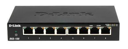 D-Link DGS-F108 8 Port Network Switch thumbnail 2