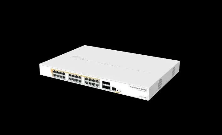 MikroTik CRS328 rackmount PoE network switch