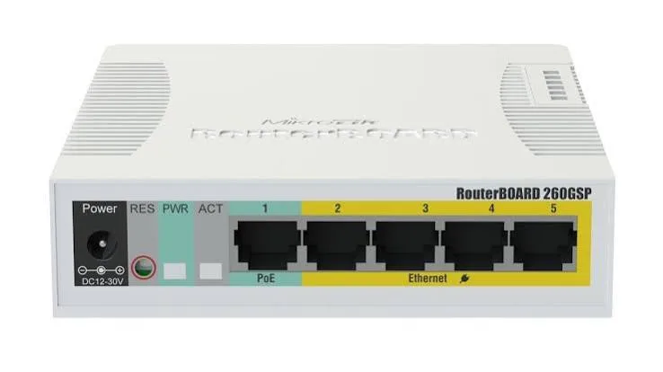 MikroTik RB260GS 5 Port Smart Managed Network Switch thumbnail 2
