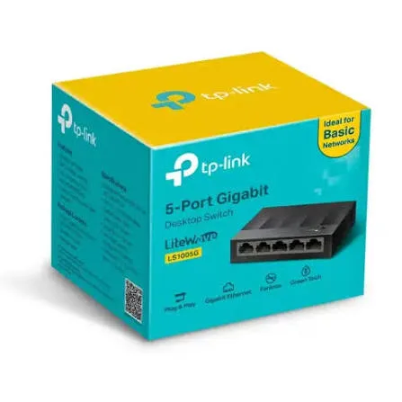 TP-Link LS1005G 5 Port Network Switch thumbnail 2