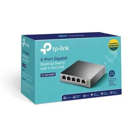 TP-Link TL-SG1005P 5 Port PoE+ Network Switch thumbnail 2