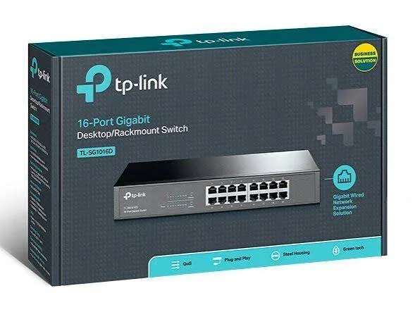 TP-Link TL-SG1016D 16 Port Network Switch thumbnail 2