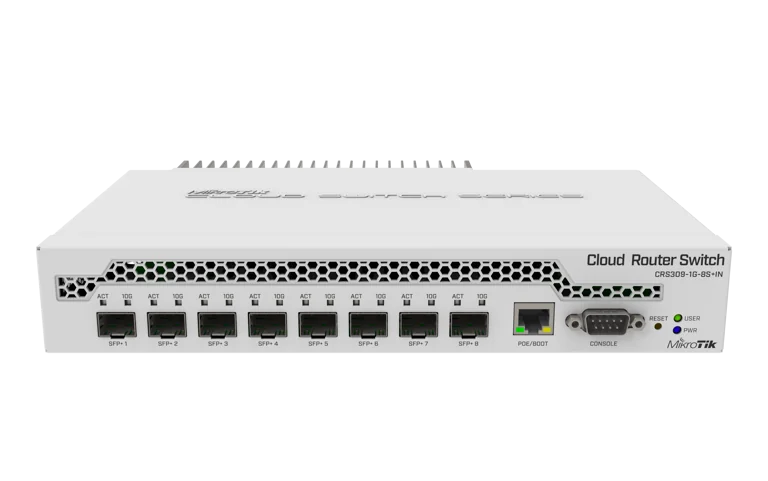 MikroTik CRS309-1G-8S+IN 9 Port Managed Network Switch
