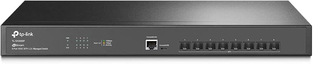 TP-Link TL-SX3008F 8 Port Managed Network Switch