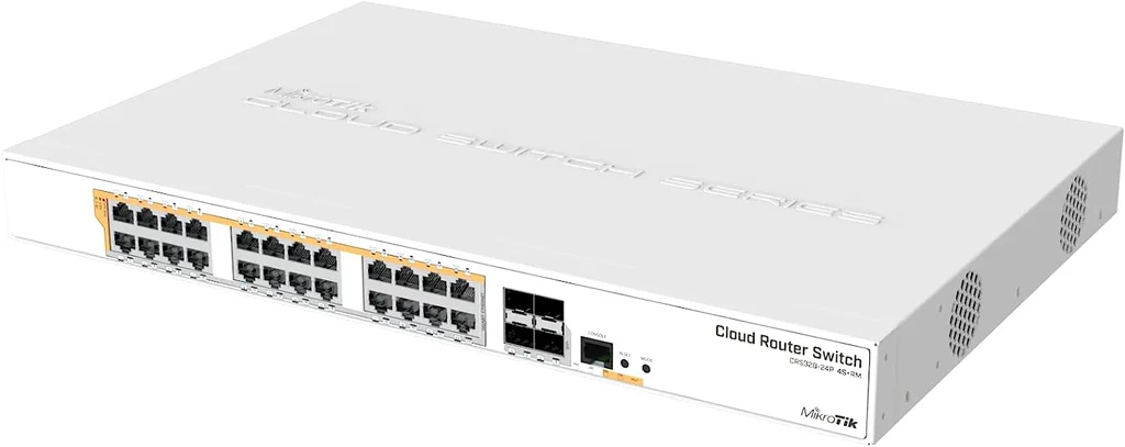 MikroTik CRS328-24P-4S+RM 28 Port PoE+ Managed Network Switch