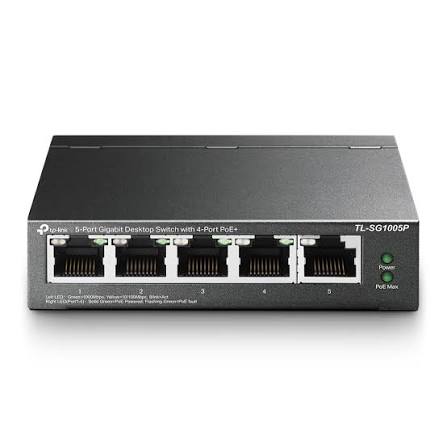 TP-Link TL-SG1005P 5 Port PoE+ Network Switch